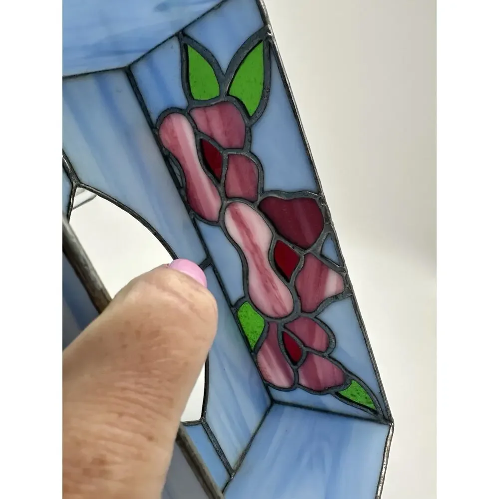 Stained Glass Tiffany Style Tissue Box Cover Decorative Decor Read